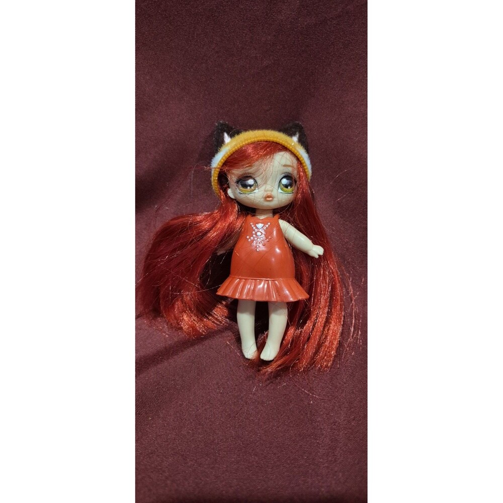 Na Na Na Surprise Roxie Foxy Red Hair Doll Loose No Shoes Cute EUC